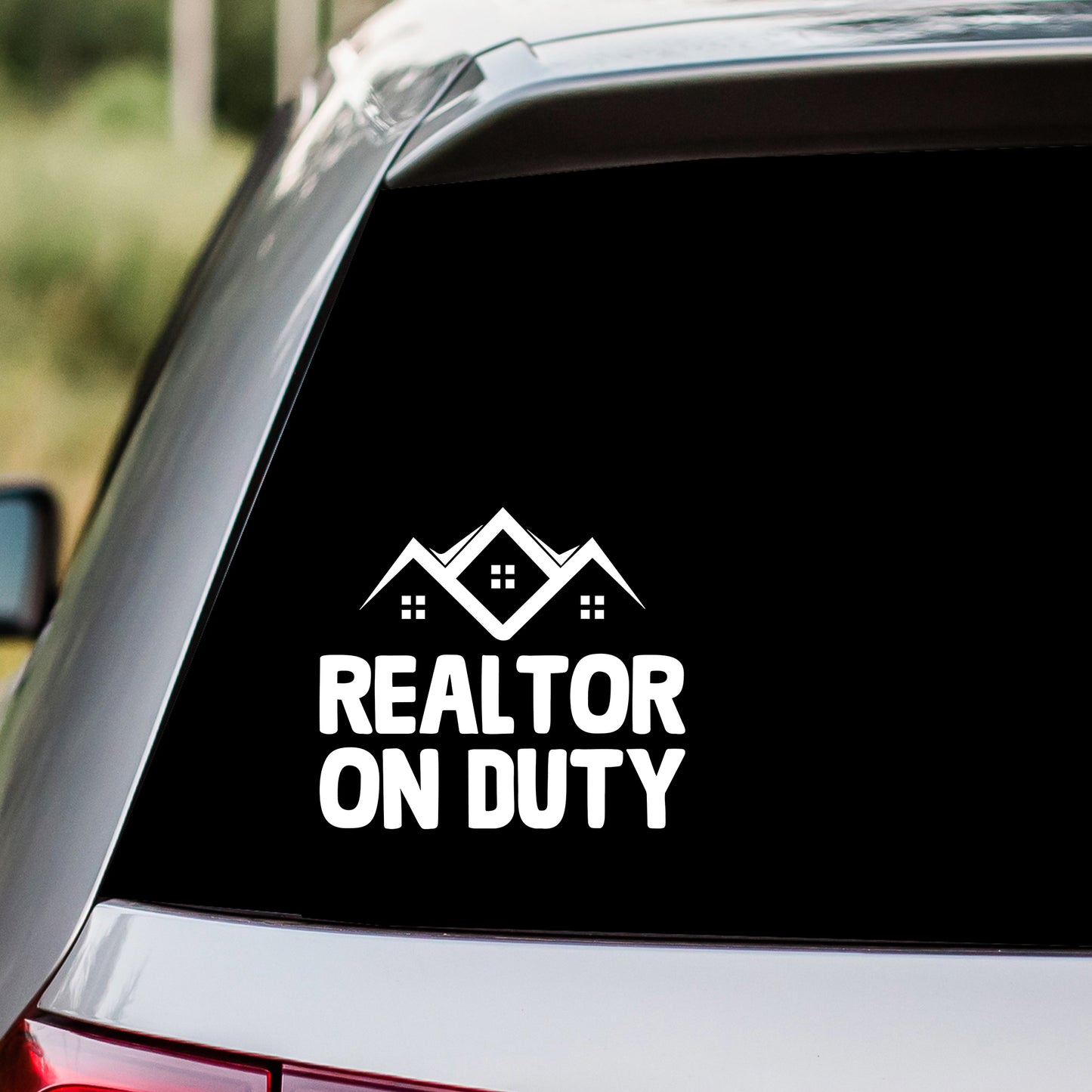 Realtor on Duty Decal Sticker