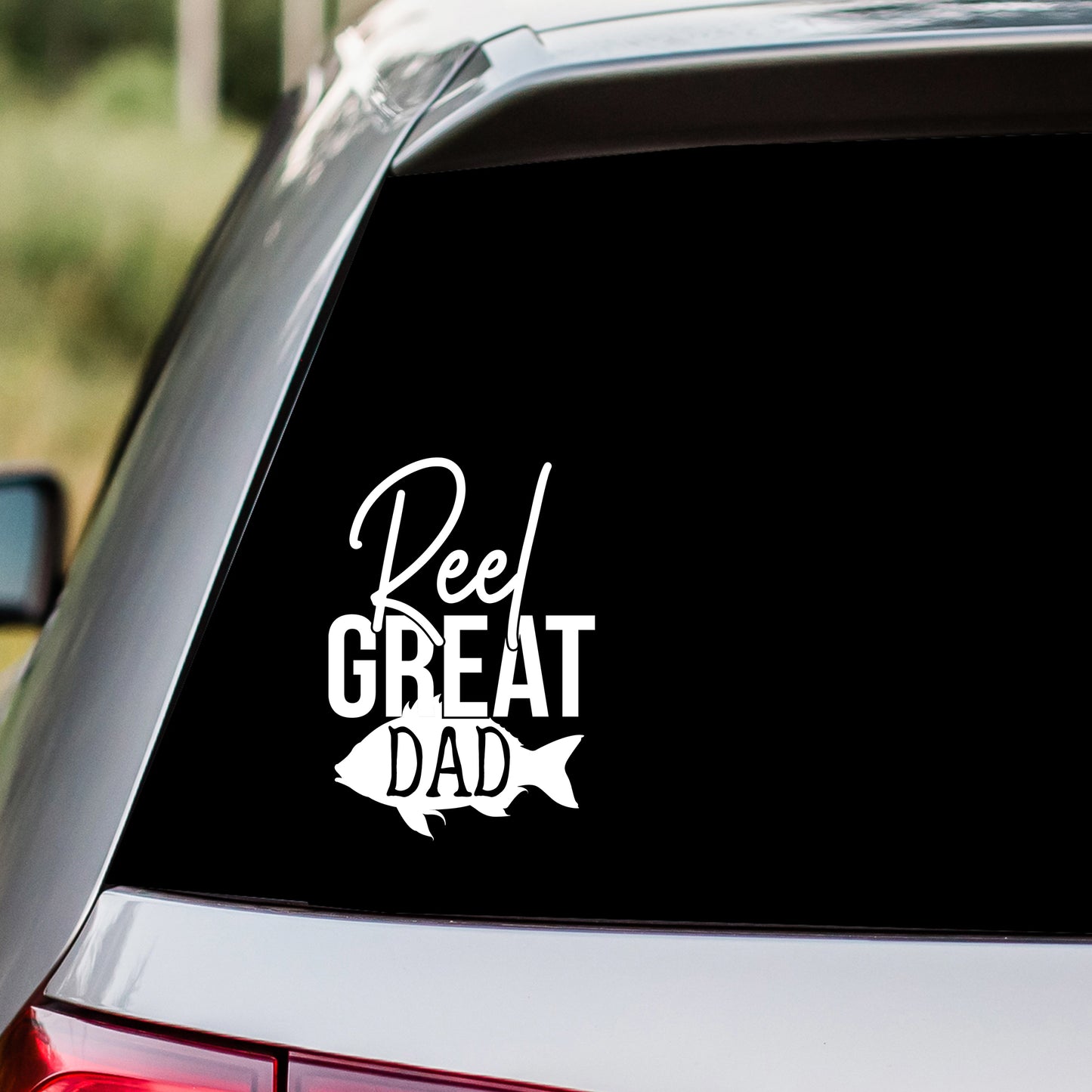 Reel Great Dad Fishing Decal Sticker