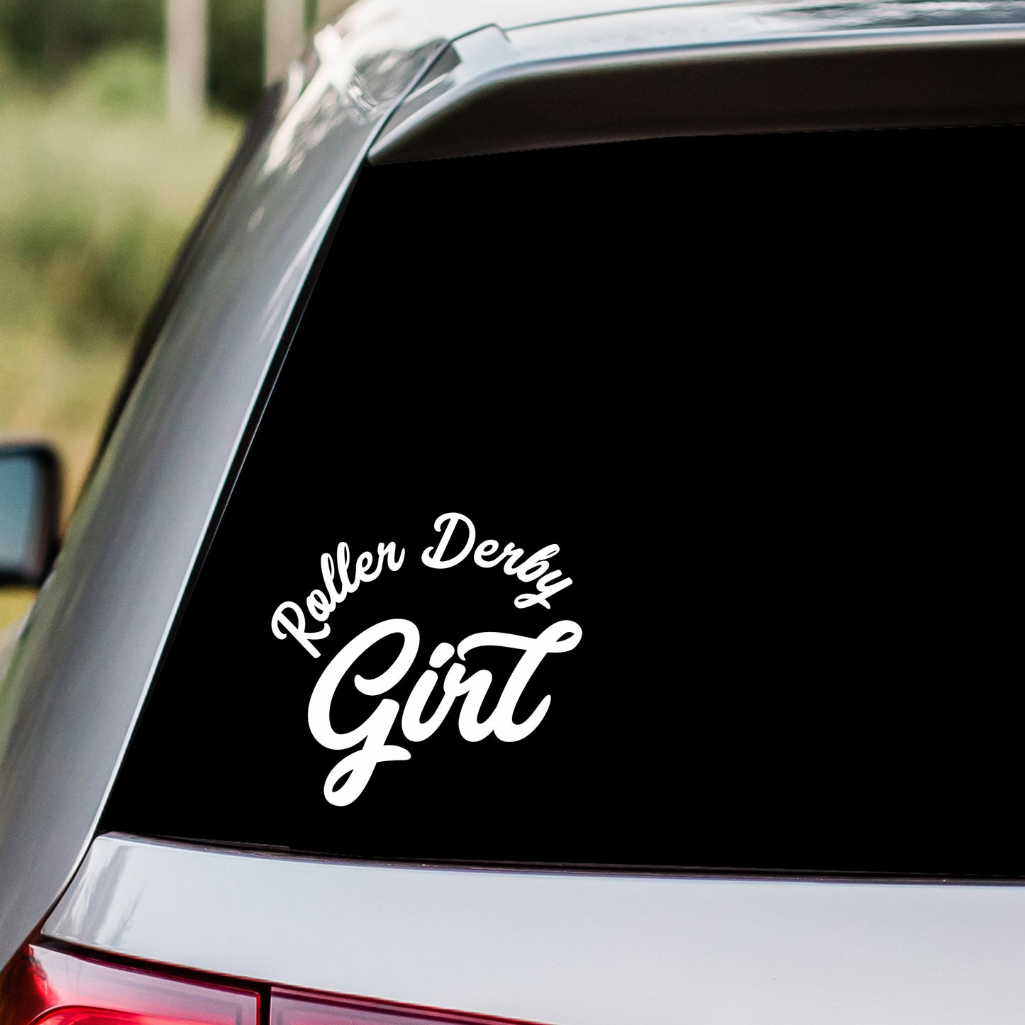 Roller Derby Girl Decal Sticker