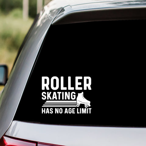 Roller Skating No Age Limit Decal