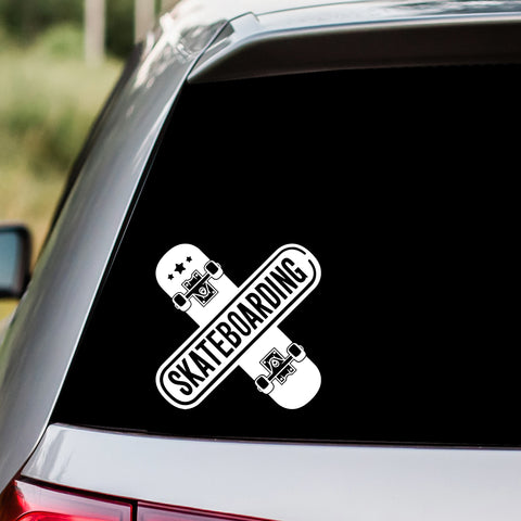 Skateboarding Boards Decal Sticker