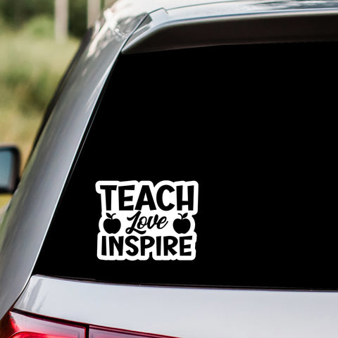 Teach Love Inspire Decal Sticker