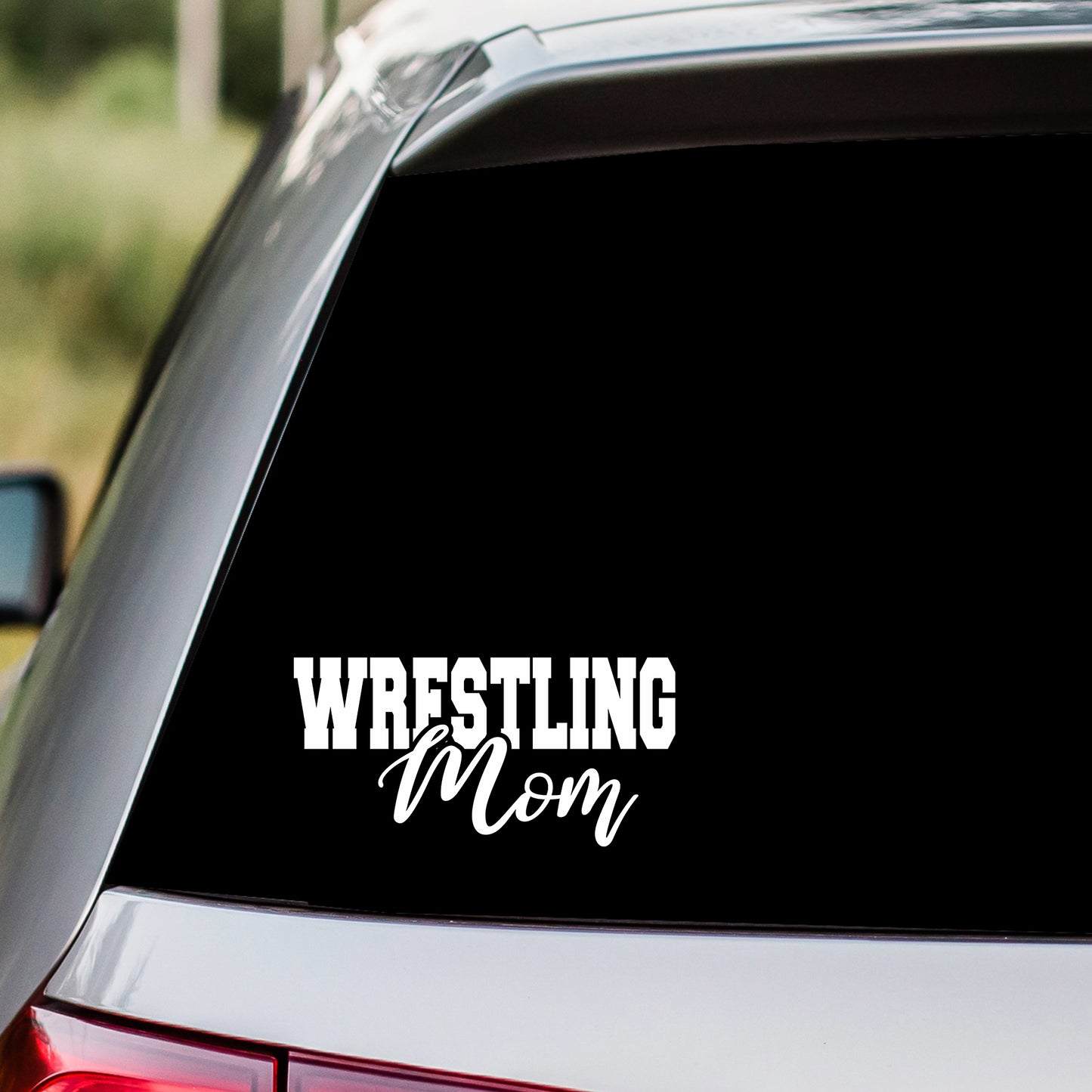 Wrestling Mom Decal Sticker