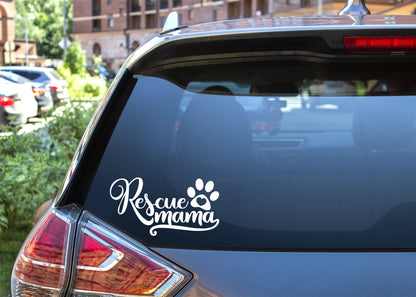 Rescue Mama Decal Sticker