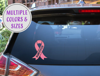 Survivor Awareness Ribbon Decal