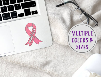 Survivor Awareness Ribbon Decal Sticker