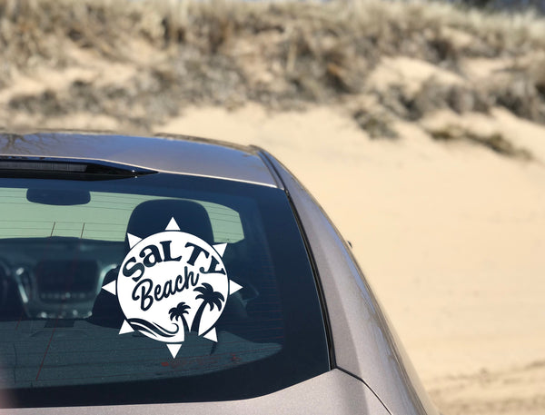 Salty Beach Decal Sticker