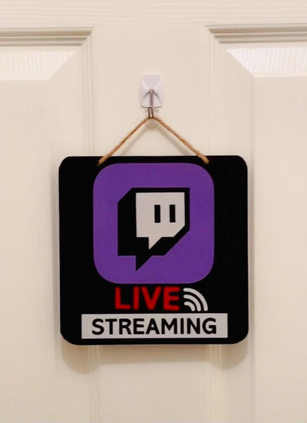 Live Streaming Gaming Reflective Wall Sign