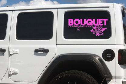 Bouquet Magician Florist Decal Sticker