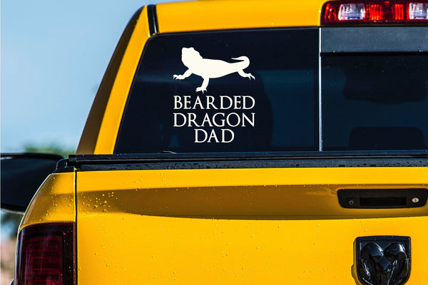 Bearded Dragon Dad Decal Sticker